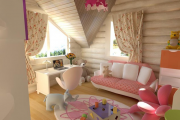 Фото 33 Кантри-настроение: создаем интерьер детской комнаты в деревянном доме