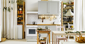 Кухни IKEA в интерьере (80+ реальных фото): обзор популярных серий Далларна, Метод, Кноксхульт, Рингульт и Будбин фото