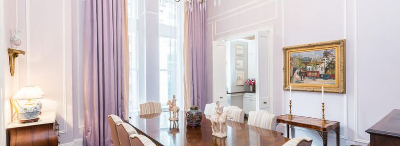 Фиолетовые шторы в интерьере (60+ фото): особенности настроения и выбор оттенков
